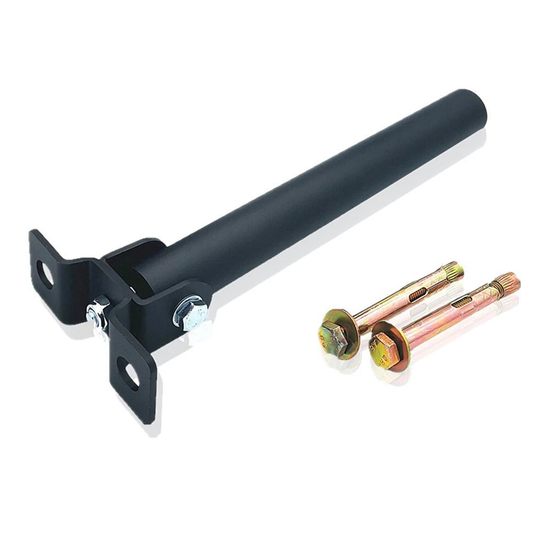

T Bar Row Platform Attachment Install on Floor or Wall Holder for Barbell Bars Exercises Gym Equipment,25mm