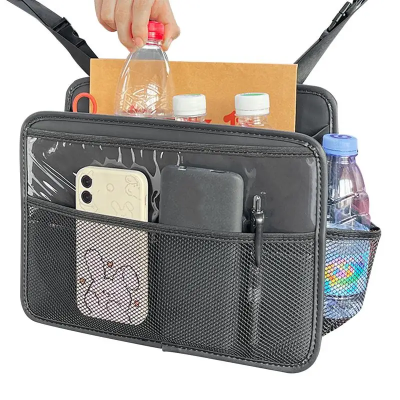

Car Mesh Organizer Mesh Seat Storage Bag For Auto Soft And Comfortable Vehicle Storage Tool For Toys Phones Tissues Tablets