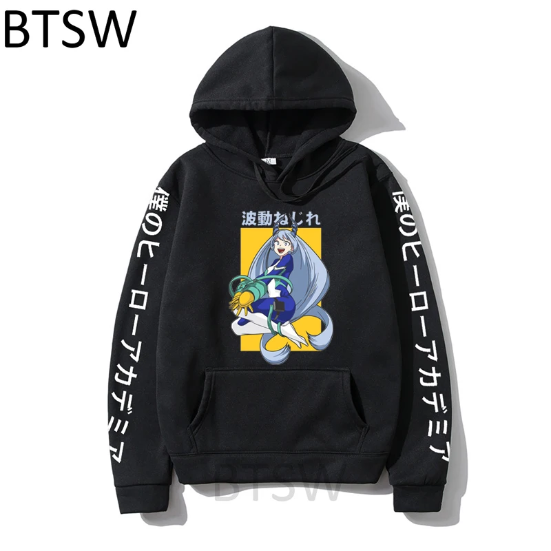 

2021 Boku No My Hero Academia Japan Anime Hoodie Men My Hero Academia Nejire Hado Manga Sweatshirts Streetwear Harajuku Clothing