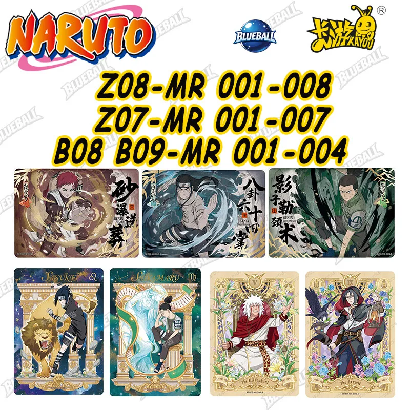 Фото Коллекционная карта Kayou Naruto: Новые редкие аниме-карты T4W8, T4W7, T2W9MR01-08. Полный набор, отдельная карта. Анимационная карта Хьюга Неджи. Подарок. №1
