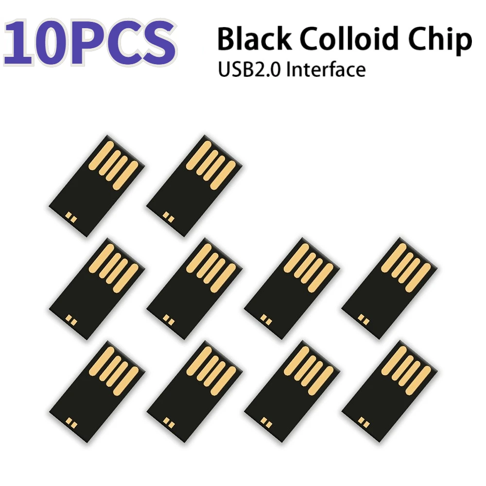 

10-100PCS UDP chip flash 4GB 8GB 16GB 32GB 64GB 128GB USB2.0 long board Udisk semi-finished chip pendrive Factory wholesale