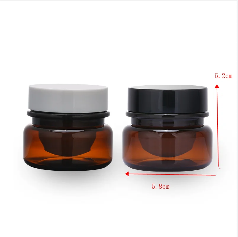 Косметические бутылки 30 мл новая пластиковая двухслойная коричневая переносная