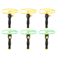 3 sets flying disc toys string flying saucer flying toys kids outdoor toys