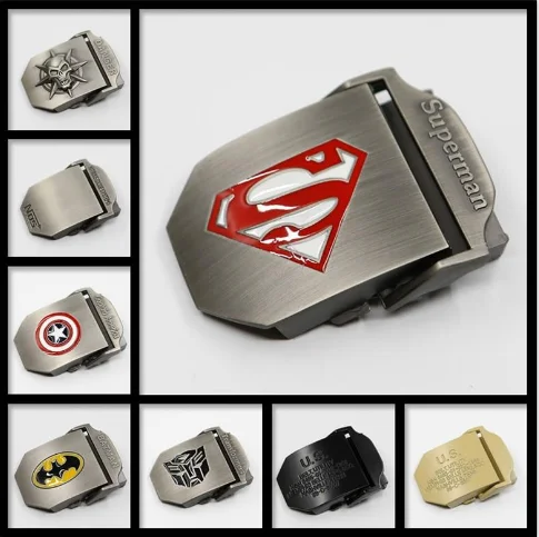 

Пряжка из сплава Мужская, утолщенная, с автоматической пряжкой, с логотипом, изготовление на заказ