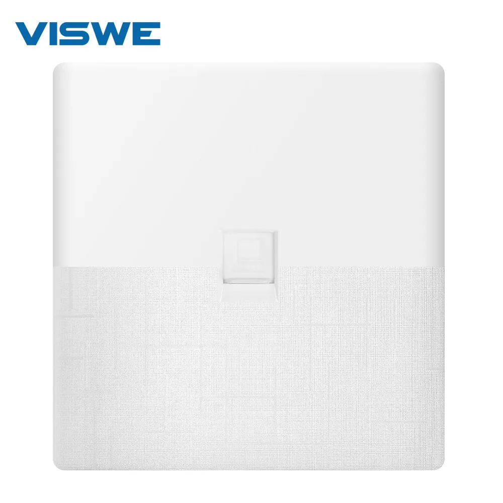 

VISWE CAT5 RJ45 компьютерная настенная розетка 110-250 В, ПК огнестойкий панельный кабель, сетевой интерфейс, розетка 86*90 мм