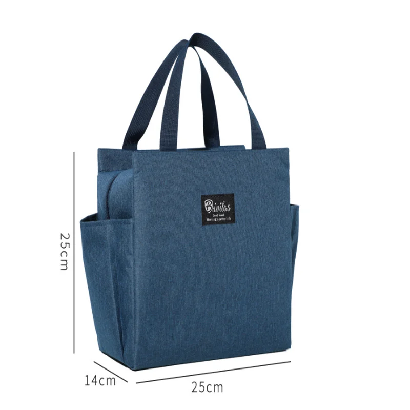 Портативная сумка для ланча Термосумка пикника Бенто-бокса ремешок на молнии