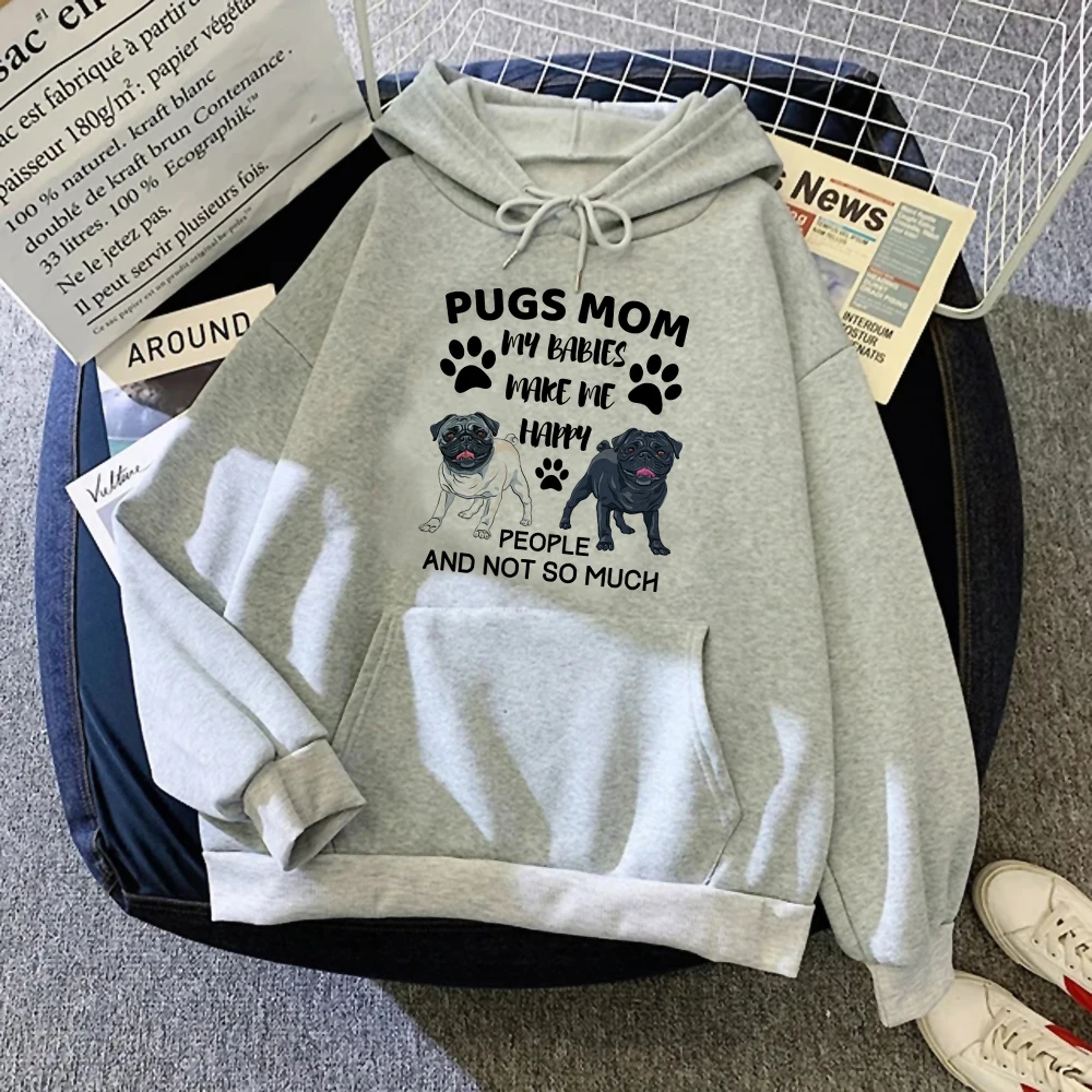 

Женские толстовки в стиле мопса 90-х y2k, милый спортивный костюм в Корейском стиле