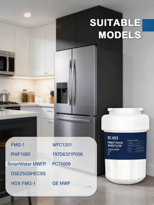 Фото Фильтр для воды для холодильника, 2 шт., замена для GE MWF HDX FMG-1 WFC1201 RWF1060 197D6321P006 PC75009 №5