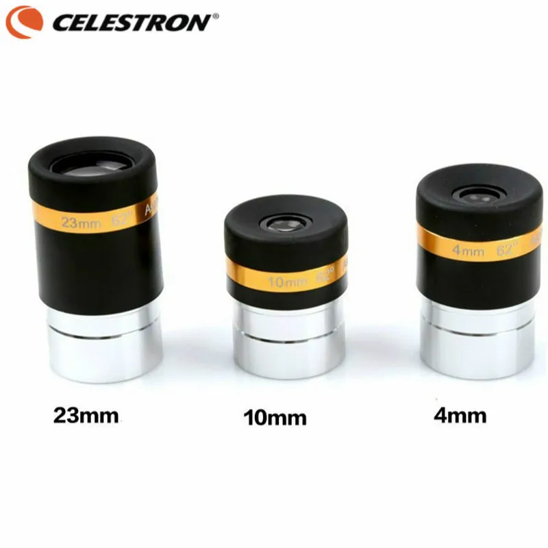 

Окуляр CELESTRON 1,25 дюйма, 62 градуса, 4 мм, 10 мм, 23 мм