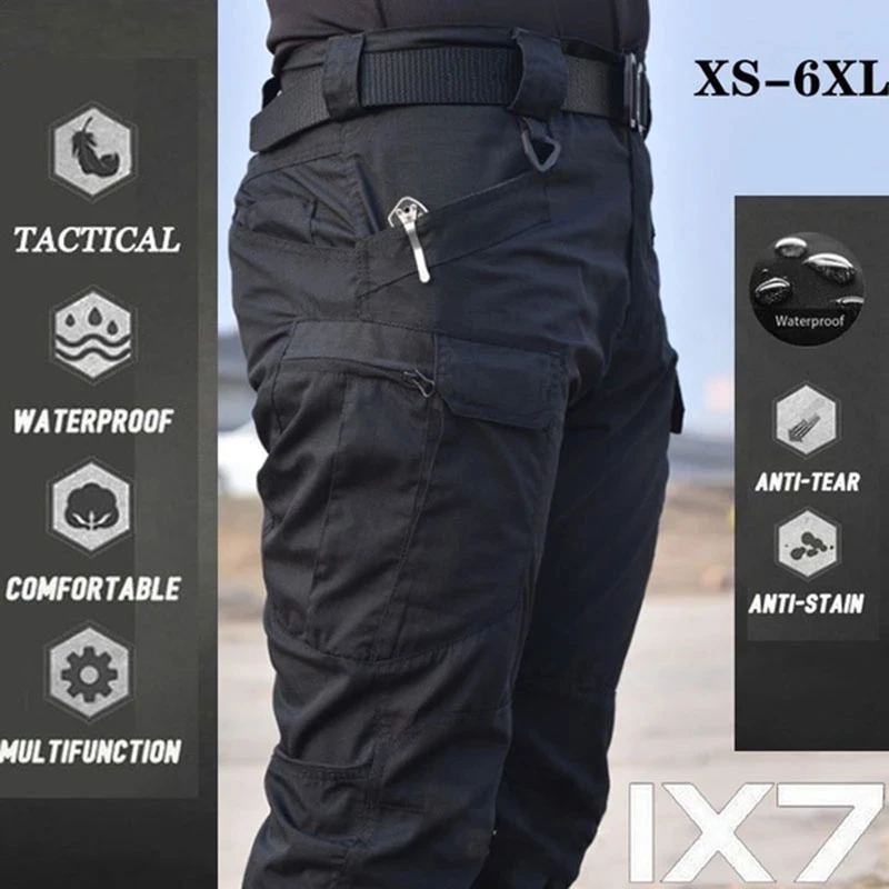 SizeS-6XL Men Tactical Cargo Pants Army 