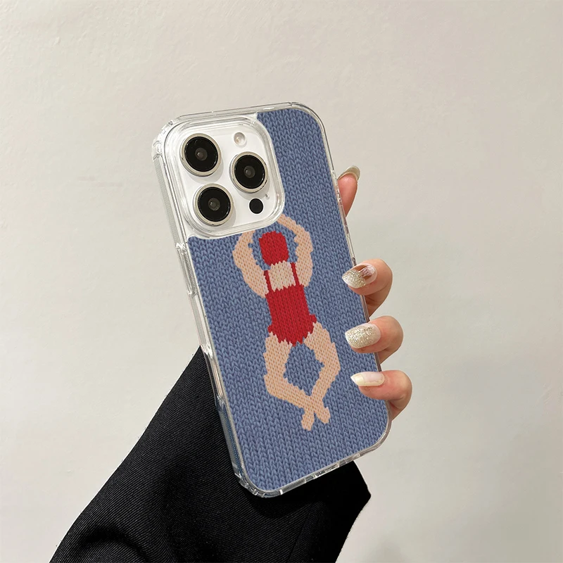 Фото Оригинальный вязаный чехол с уникальным дизайном для Samsung Galaxy S26 S25 Edge S24 S23 Ultra Plus FE A57 A56 A55 A54 A36 A35 A17 A16 №5