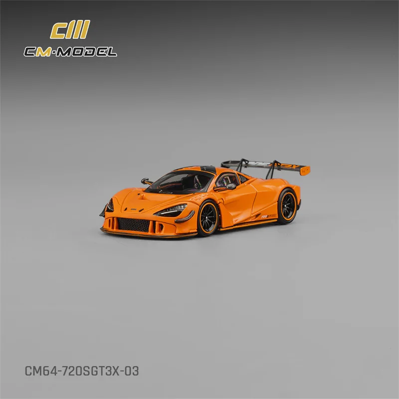 Фото CM MODEL 1:64 Papaya Orange 720SGT3X Литая модель автомобиля №5