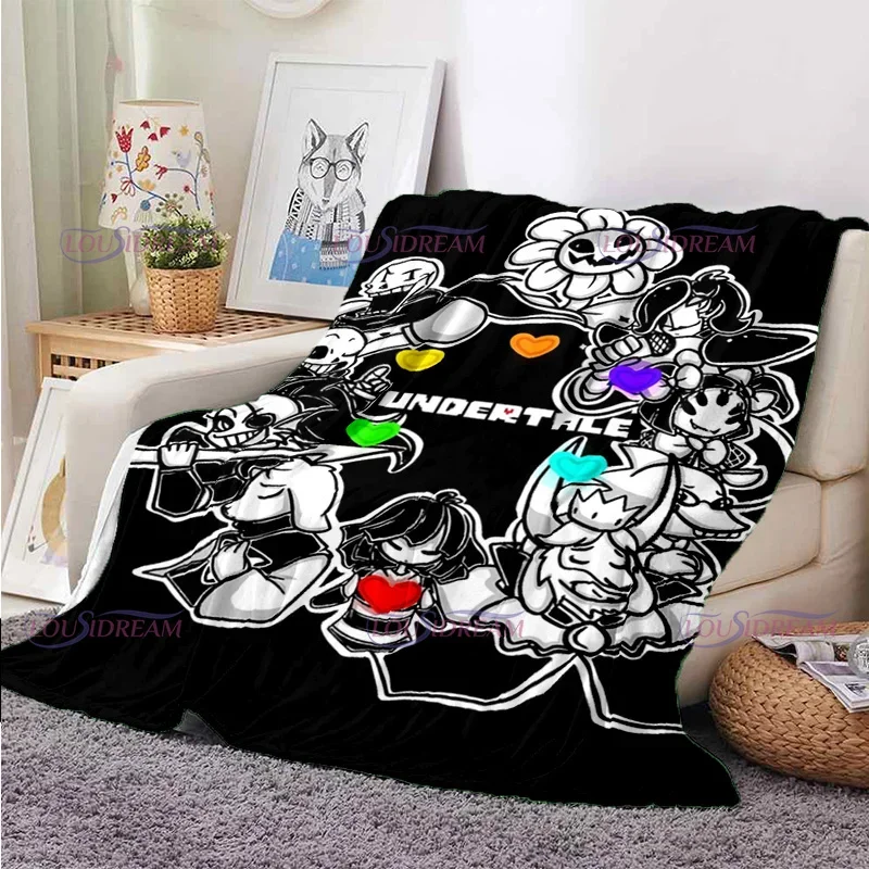 Новое аниме Undertale Sans 3d печать игры пледы для кроватей покрывала чехлы диванное