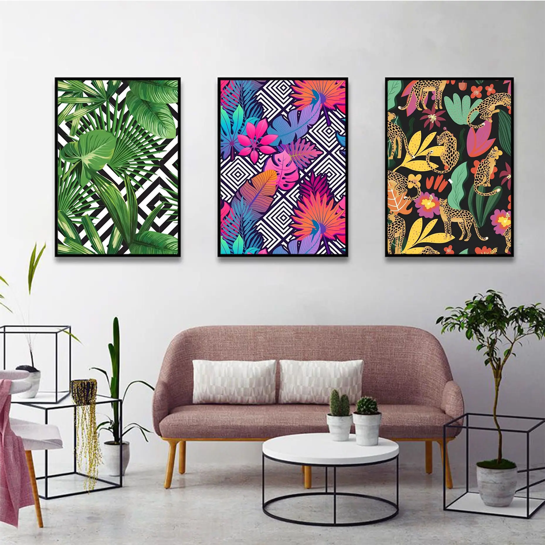 

Rainforest Style Movie Sticky Posters Retro Kraft Paper Sticker DIY Room Bar Cafe Decor Art Wall Stickers