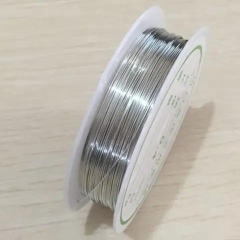 1 рулон 0,2/0,3/0,5/0,6/0,8/1,0 мм металлическая проволока DIY ювелирные изделия фурнитура ручной работы ювелирные изделия шпилька из бисера металлическая тонкая нить