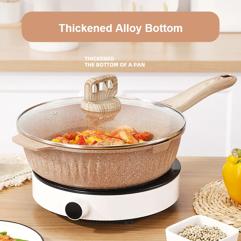 Сковорода с антипригарным покрытием многофункциональная безопасная для