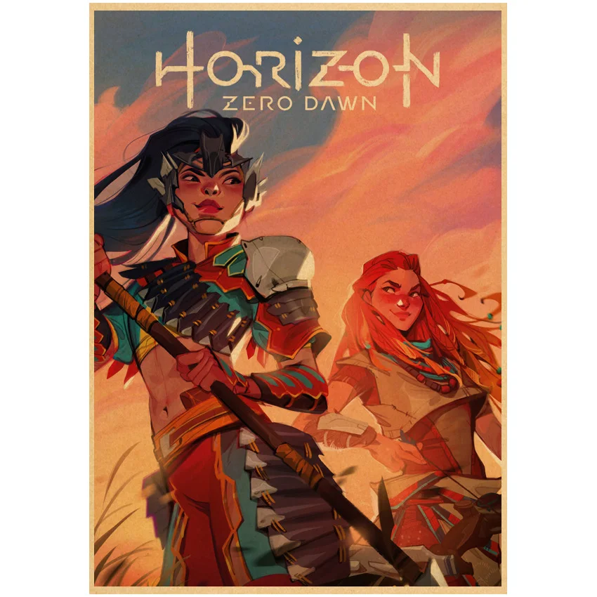 Плакаты Horizon Zero Dawn художественная игра принты настенное искусство декоративная