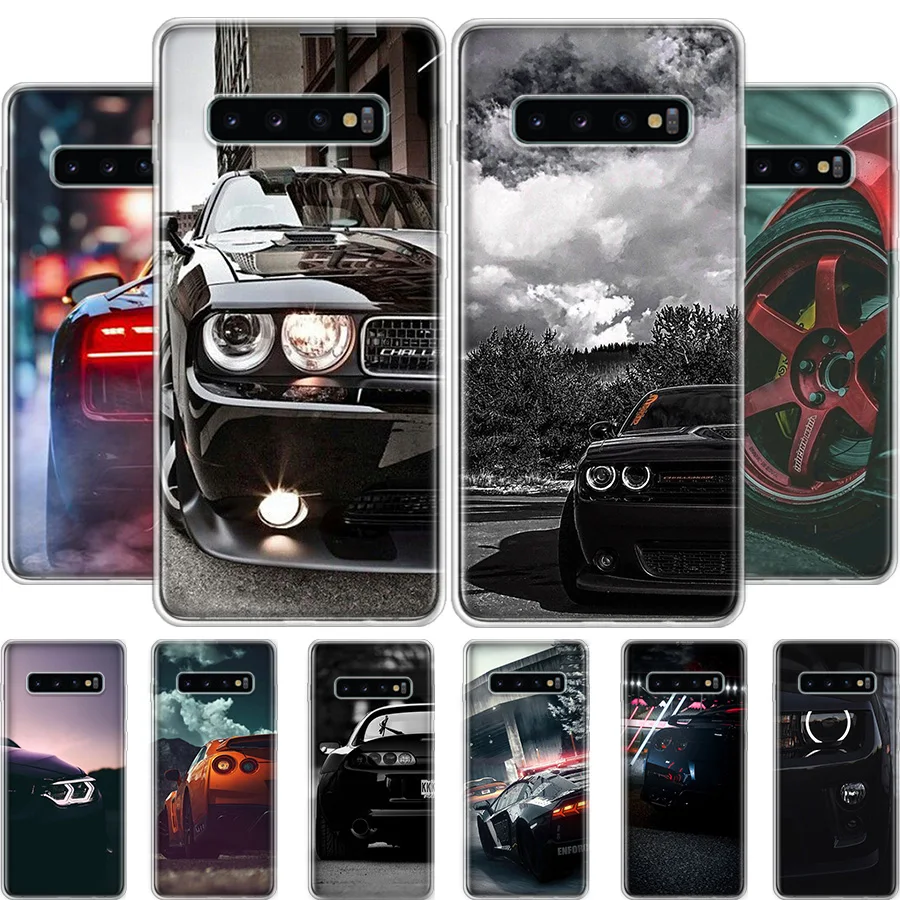 

Cool car at night Phone Case For Samsung Note 20 Ultra 10 Lite 9 8 M11 12 21 M30S M31S Galaxy M32 51 52 J8 J6 J4 Plus F52 F62 Co
