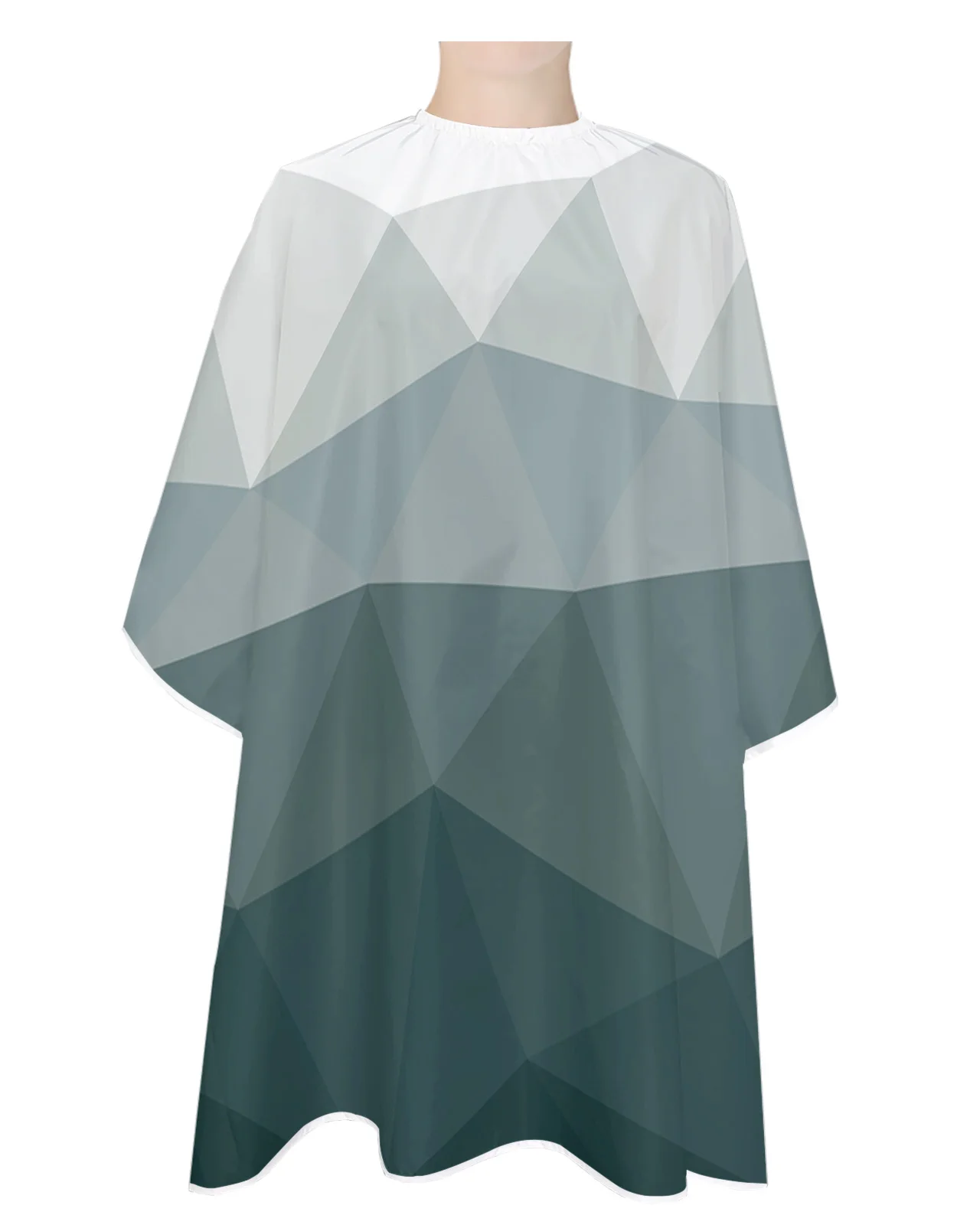 

Водонепроницаемый треугольный парикмахерский фартук с геометрической мозаикой