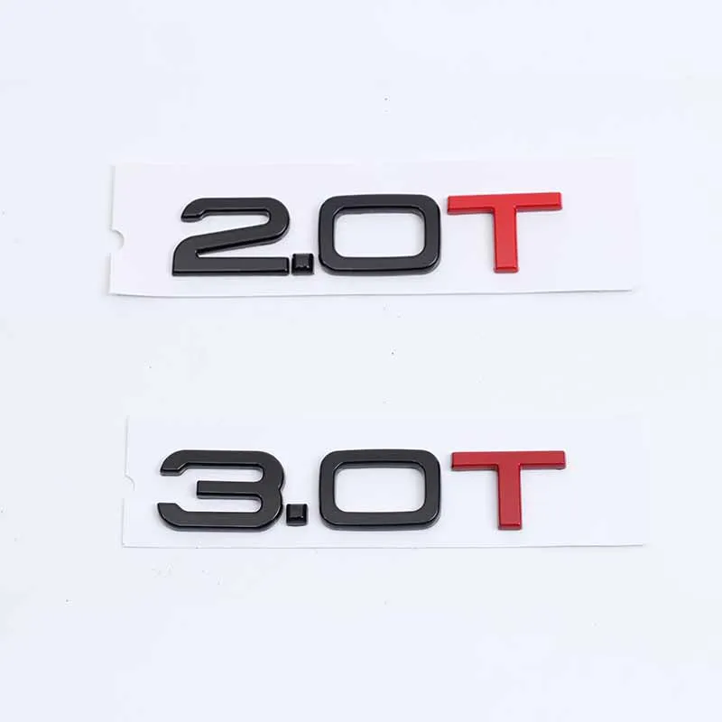1 шт. 8 т 2 0 3 V6T V8T V10 ABS логотип автомобиля наклейка на багажник задняя дверь эмблема