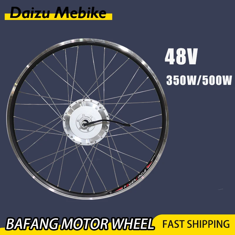 

48V 350W/500W Wheel Hub Motor Front/Rear Wheel Electric Bicycle Motor Bafang Motor Wheel Ebike Kit Conversion