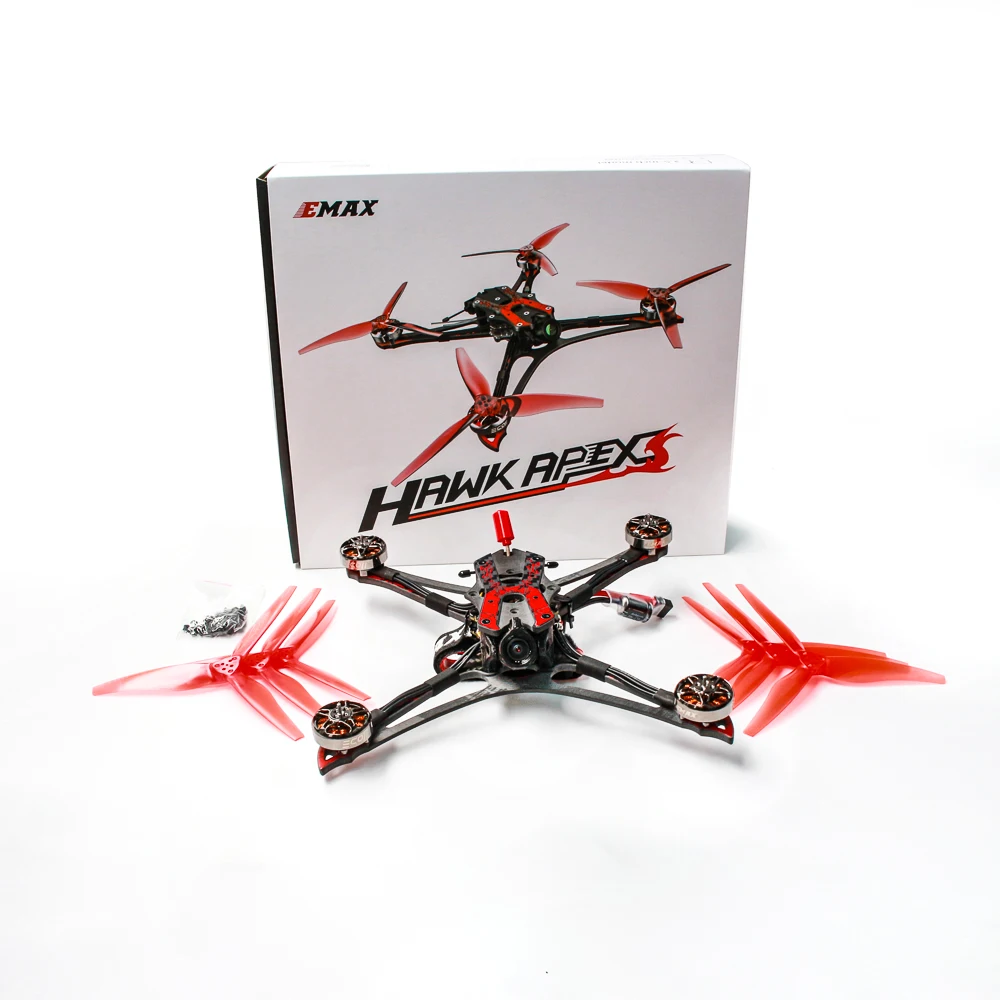 

Emax Hawk Apex FPV Racing Drone ECOII 2004 Brushless Motor 3.5Inch 5Inch BNF PNP Quadcopter Runcam Nano HDZero Drone 720p Camera