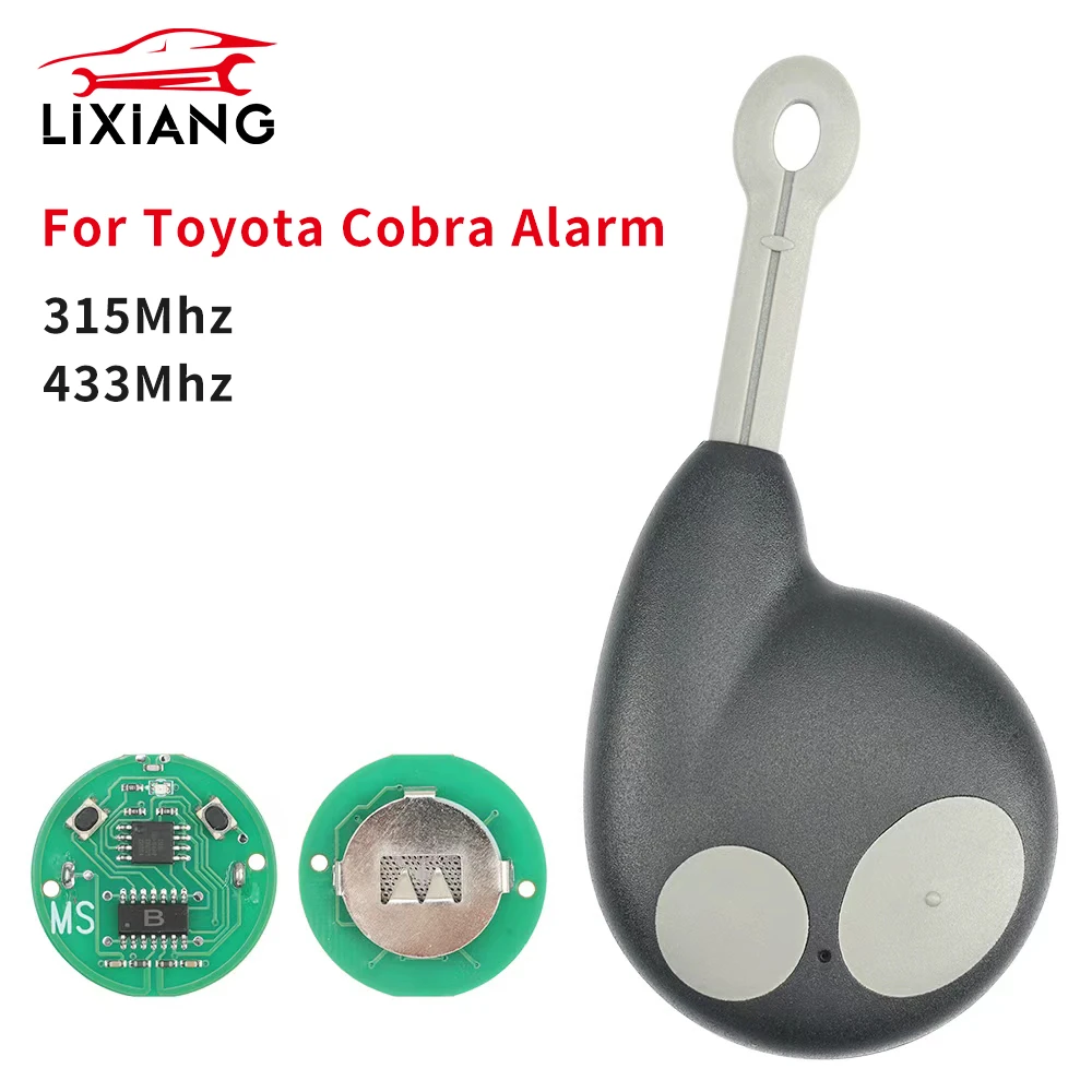 Фото LIXIANG Дистанционный смарт-ключ от автомобиля 315/433 МГц для Toyota Cobra Alarm 1046/3193/7777/7928/8188, сменный автоматический брелок управления №1