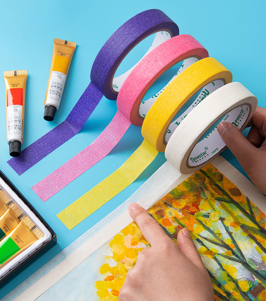Цветная Маскировочная лента для шитья, наклейка для раннего развития, наклейка для разметки стен без разных цветов автомобиля, ручная наклейка