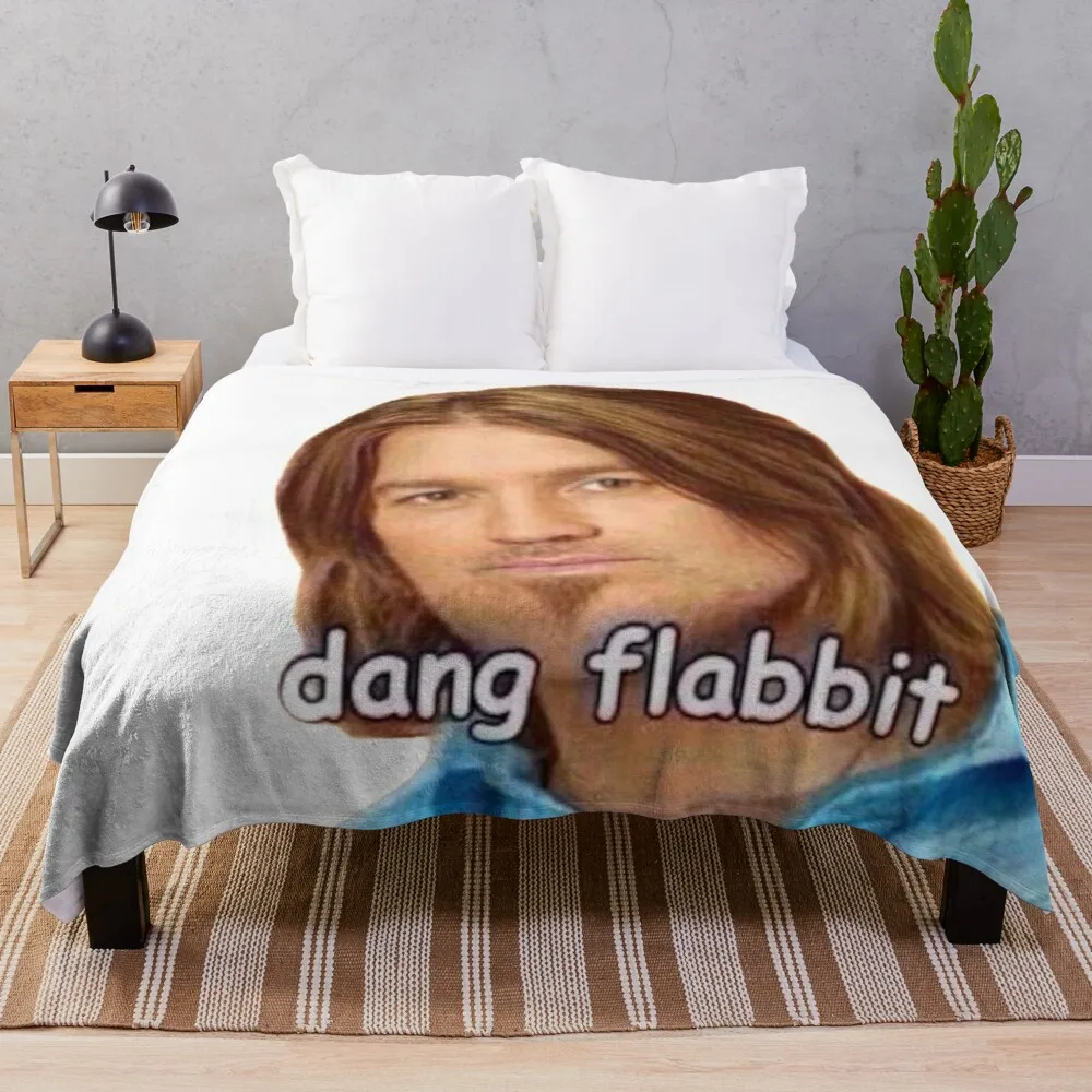 

Bed Fabric Fur Quilt Blanket Luxury Throws Dang Flabbit Billy Ray Cyrus Sticker Throw Blankets