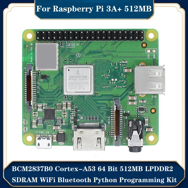 Для Raspberry Pi 3A + BCM2837B0 Cortex-A53 64 бит 512 Мб LPDDR2 SDRAM Wifi Bluetooth планшет для разработки программирования питона