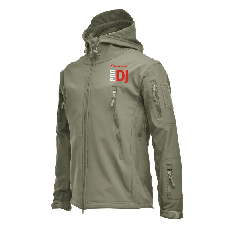 Ветровка Pioneer Pro DJ с капюшоном куртка пилота мужская куртка-бомбер уличная одежда