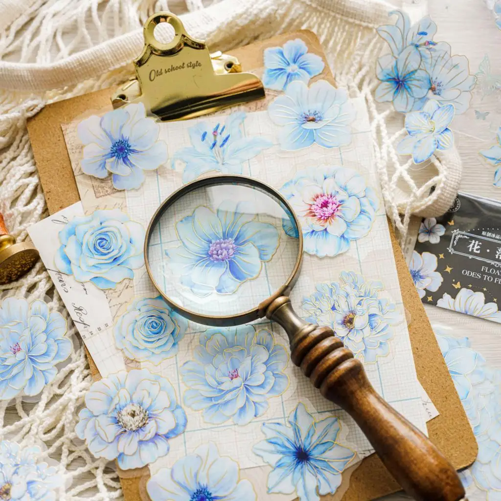 

30pcs/1lot Kawaii Scrapbook Sticker Vintage Floating Light Scrapbooking Supplies Planner Decorative Craft Stationery Sticker