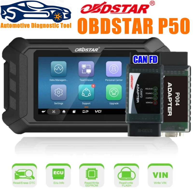 OBDSTAR P50 Сброс подушки безопасности + PINCODE Интеллектуальная крышка оборудования