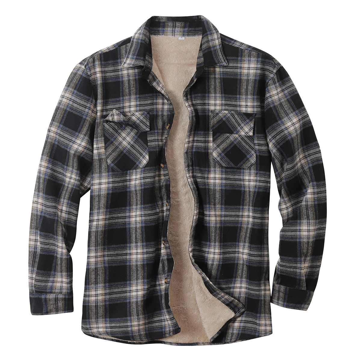 Classic Plaid Button Up Shirt Coats