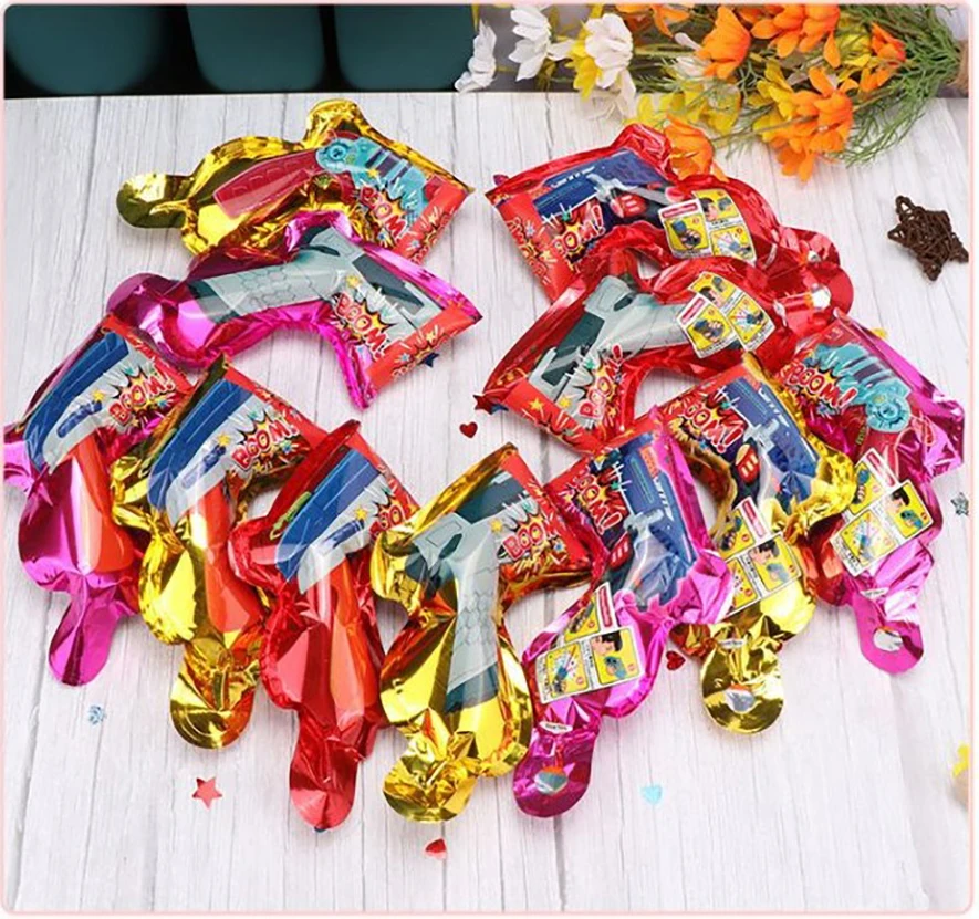 Inflatable Gift Fireworks Gun Toys New Year's Wedding Supplies Bar Opening Birthday Party Festival Graduation Atmosphere Toys