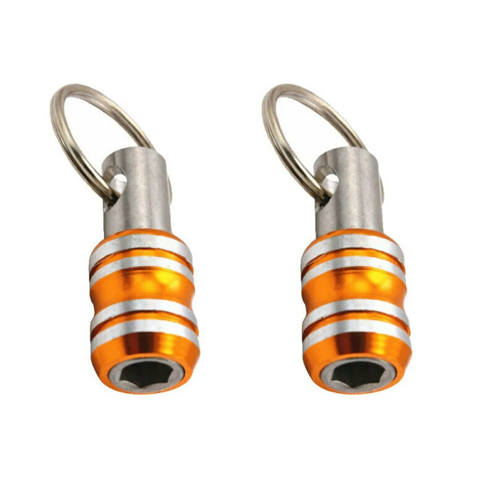 

2 Pcs Screwdriver Bits Holder Hex Shank Quick Release Keychain Screwdriver Bits Holder Bit Set Storage Tool Box Tool Accessories