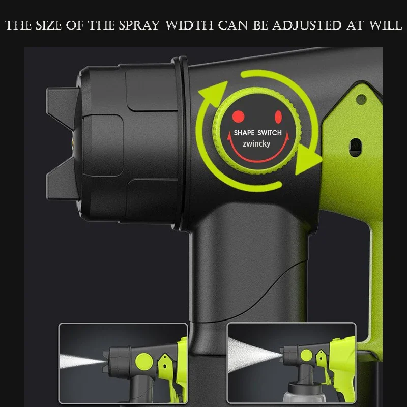 Электрический инструмент с аккумулятором для RYOBI распылитель краски 18 в 800 мл 200