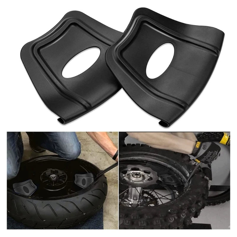 

2Pcs Wheel Guards Protectors Car Motorcycle Tire Changing Protective Cover Tyre Wheel Edge Protector J60F
