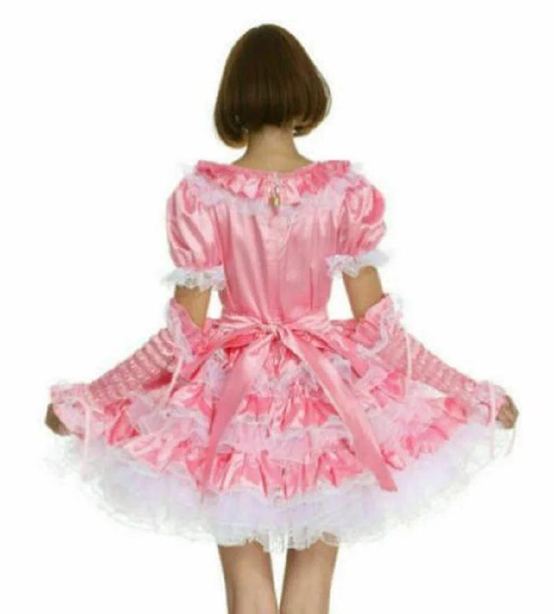 Горячее предложение французская Русалка розовая Запираемая костюм для косплея