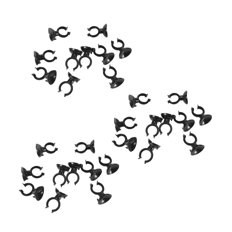 

30 шт. черный держатель на присоске диаметр 20 мм для аквариума