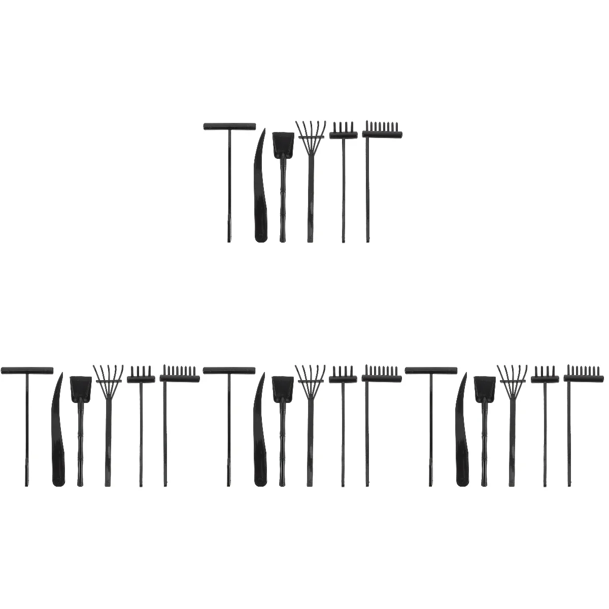 

24 pcs Zen Garden Accessories Miniature Garden Rake Sand Zen Garden Kit Zen Garden Tools Miniature Rake Zen