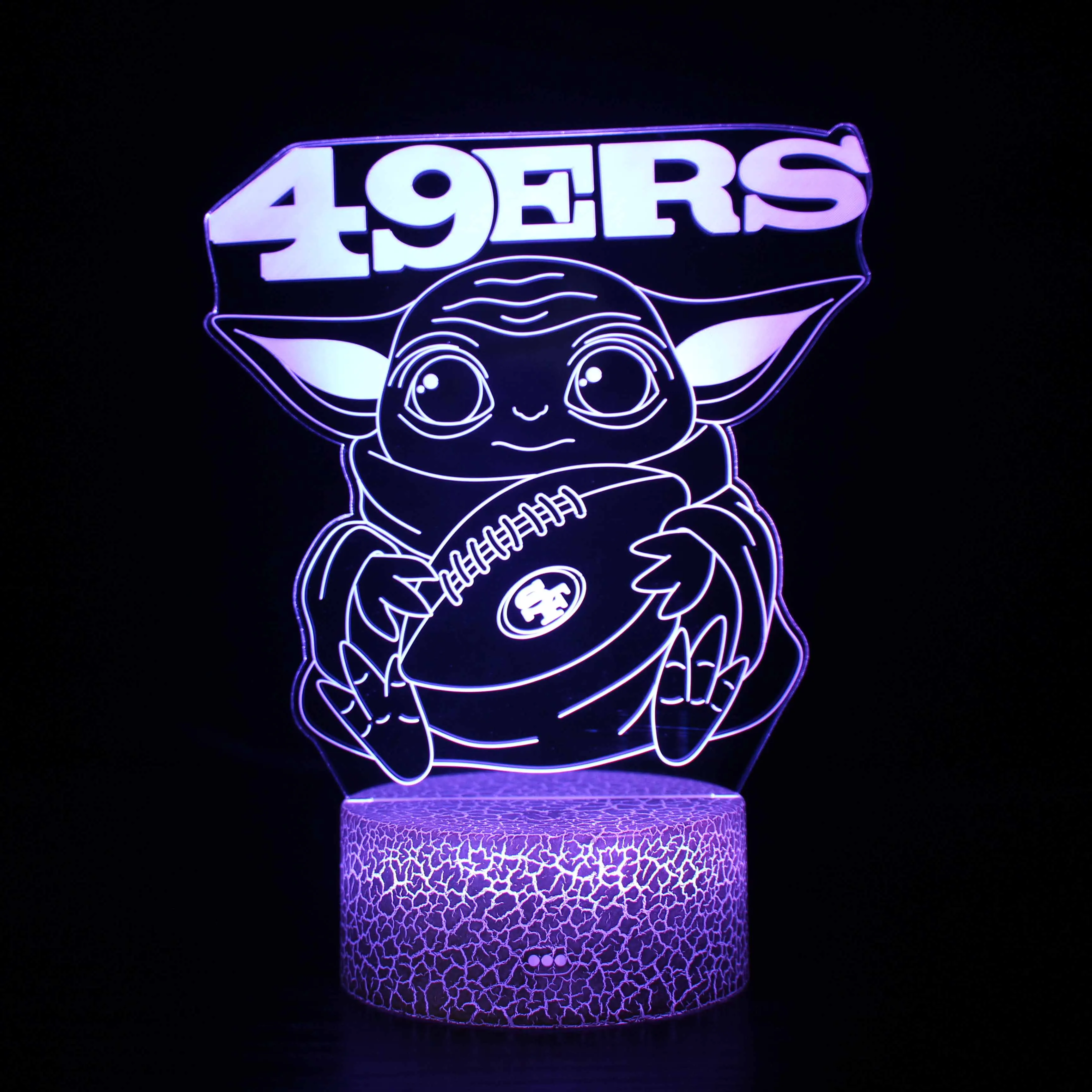 

Disney Star Wars Night Light Yoda Jedi Modeling Lamp Bedroom Lighting Home Lamp Children's Toy Birthday Gift