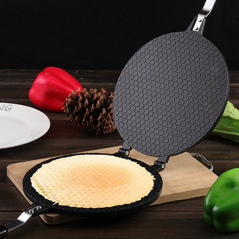 Nonstick Egg Roll Waffle Maker Egg Frying Cake Mold For Home Bakeware DIY Mini Ice Cream Cone Tool Mold Baking Pastry
