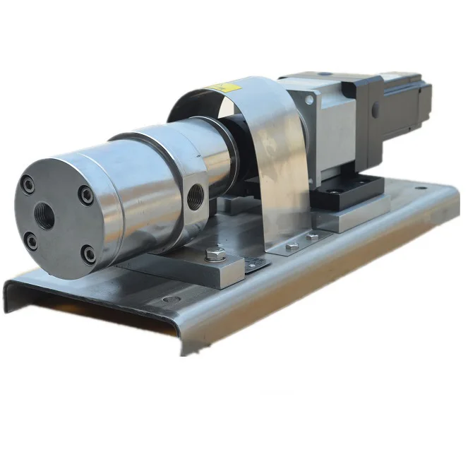 

cast hollow fiber membrane liquid high viscosity film gear metering pump with lubrication prolong life