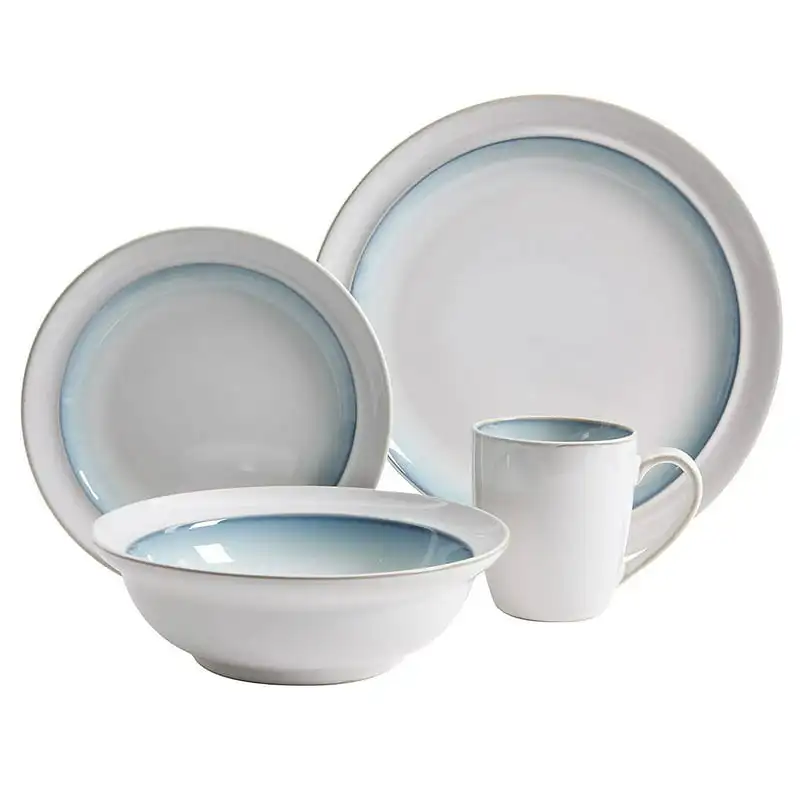

16 Piece Dinnerware Set Teal 93597339M