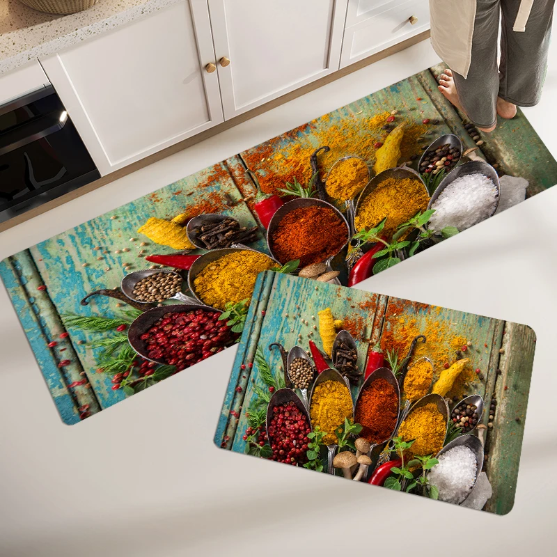 Пряности для кухни ковер нескользящий коврик ног дома гостиной спальни входной