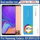 Оригинальный Amoled дисплей 6,3 ''для Samsung Galaxy A9 2018 A920 A920F, полный ЖК-дисплей с сенсорным экраном, дигитайзер в сборе, запасные части, ЖК-дисплей