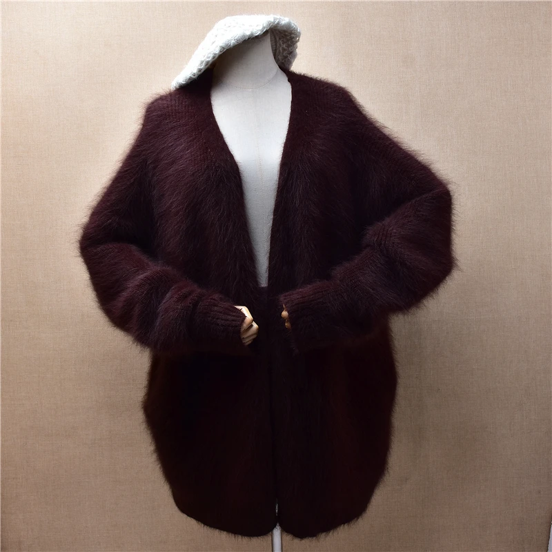 Женская осенне-зимняя одежда Mujer волосатый плюшевый норковый кашемировый
