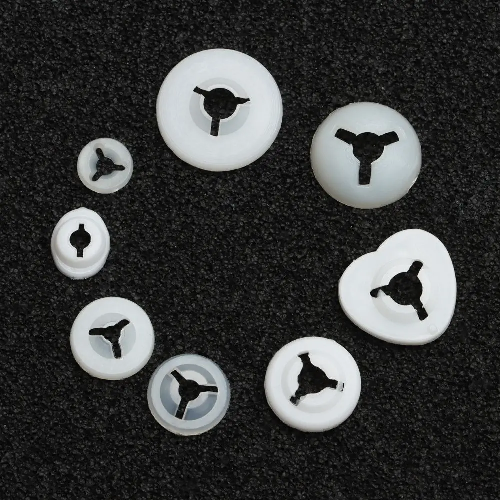 

100Pcs/bag Round Doll Eye Gaskets Washers for Plastic Safety Eyes Nose Back for Bear Doll Animal Toys DIY Doll Accessories