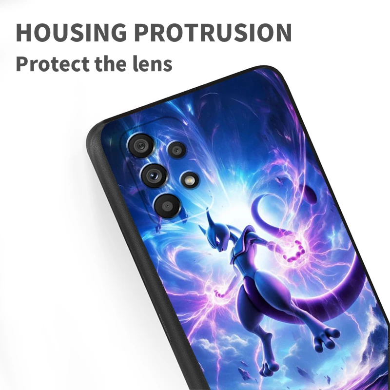 Чехол P-Pokemones для телефона Samsung A53 A52 A33 A32 A51 A71 A21S A13 A73 A55 A22 A23 A35 A72 A54 A12